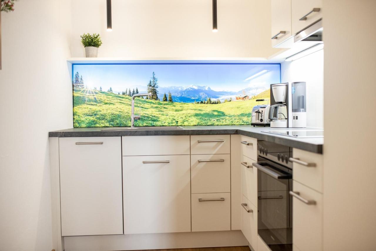 Gluecksgriff Apartment การ์มิช-พาร์เทนเคียร์เชน ภายนอก รูปภาพ